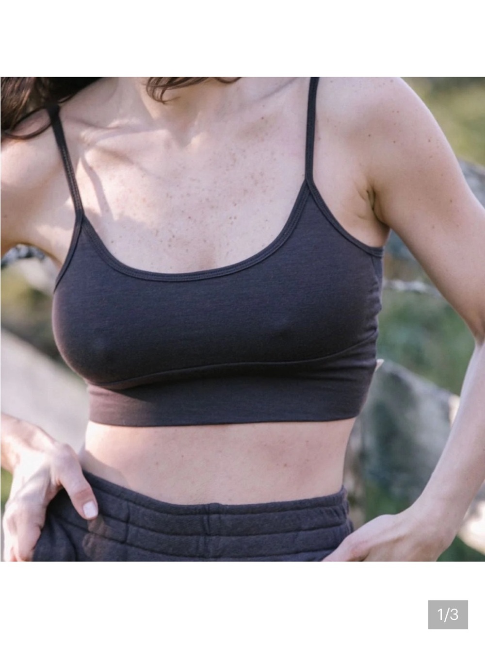 Simply Merino Bralette brown